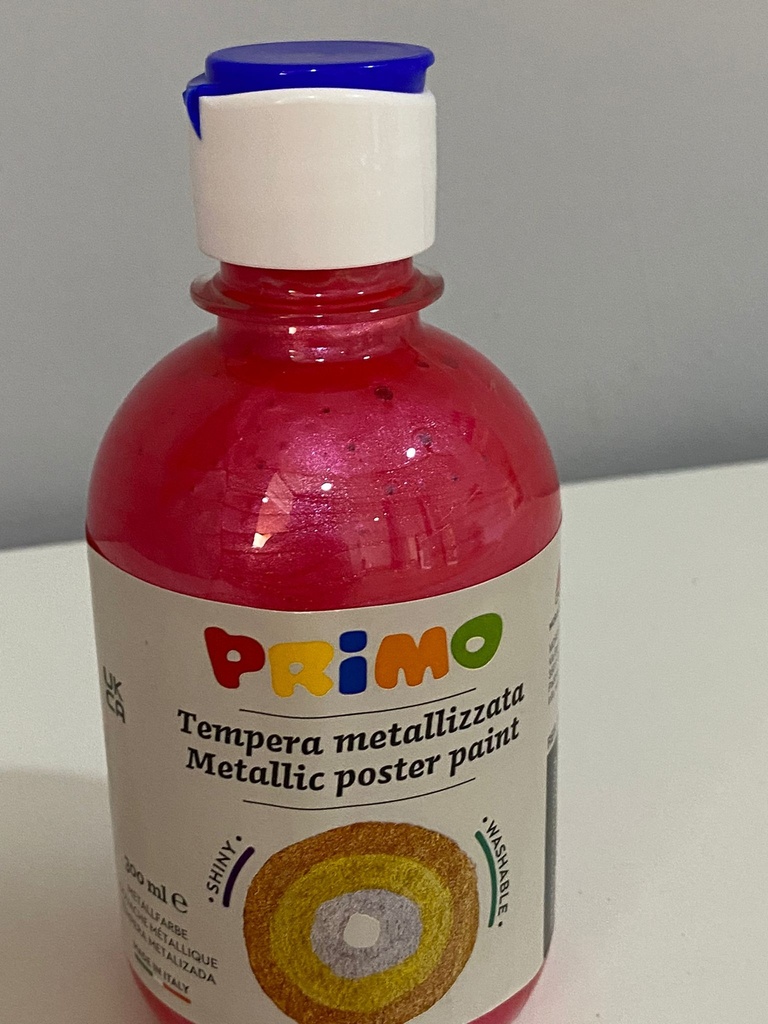 Témpera metalizada magenta