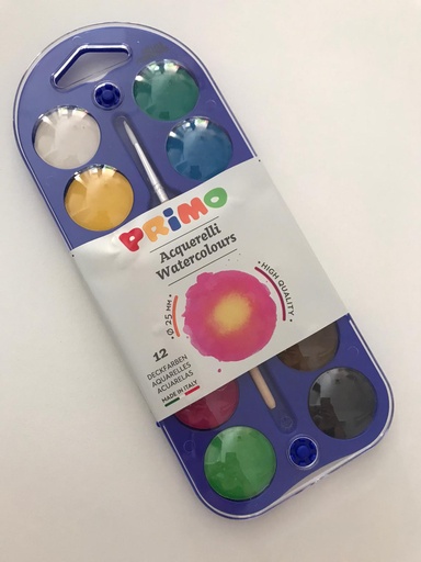 Acuarelas para niños 12 colores