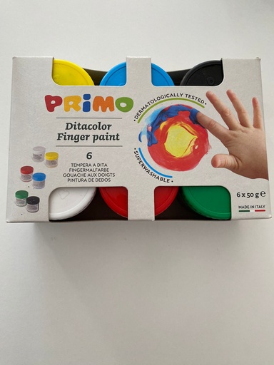 Pintura de dedos 6 colores